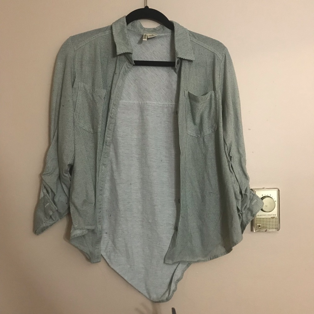 Striped Button Up